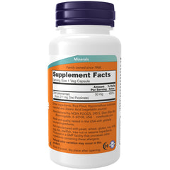 NOW Foods Zinc Picolinate 50 mg