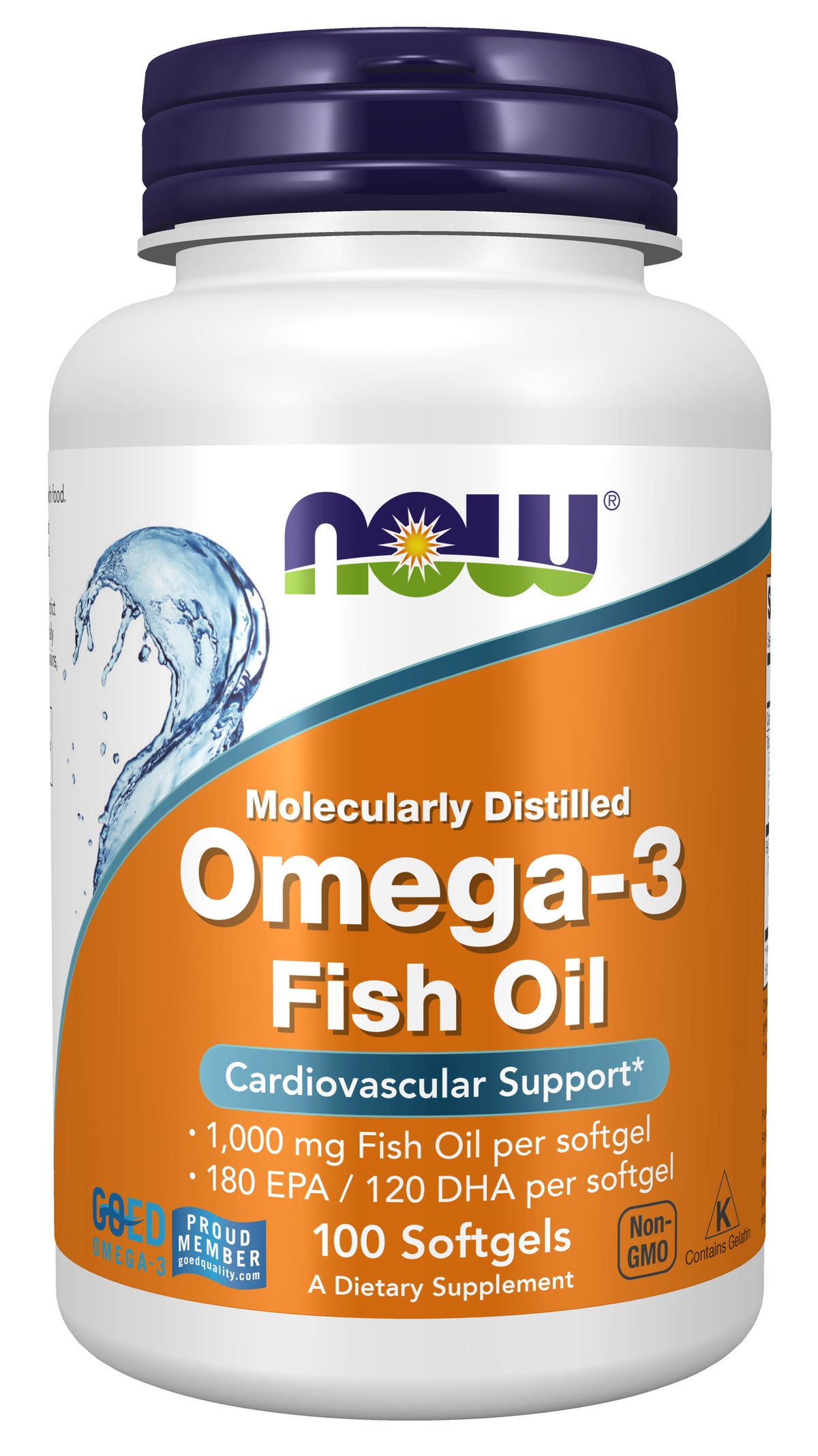 NOW Foods Omega-3 1000 mg Fish Oil