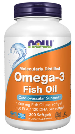 NOW Foods Omega-3 1000 mg Fish Oil