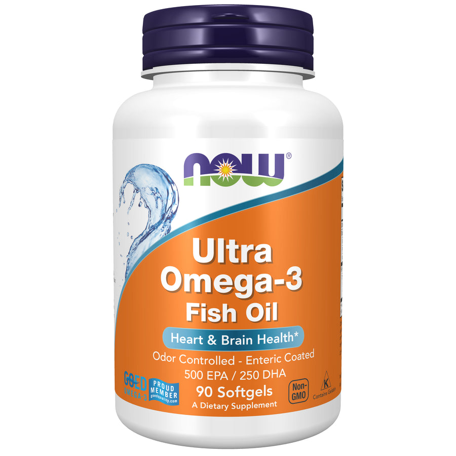 NOW Foods Ultra Omega-3, 90 Softgels