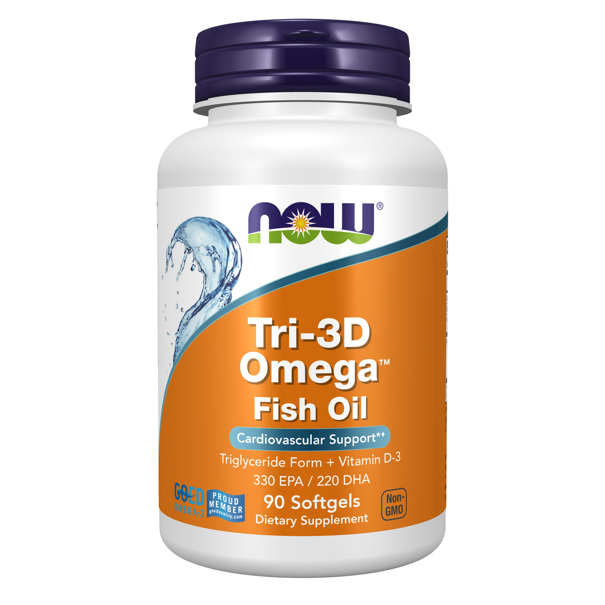 NOW Foods Tri-3D Omega, 90 Softgels