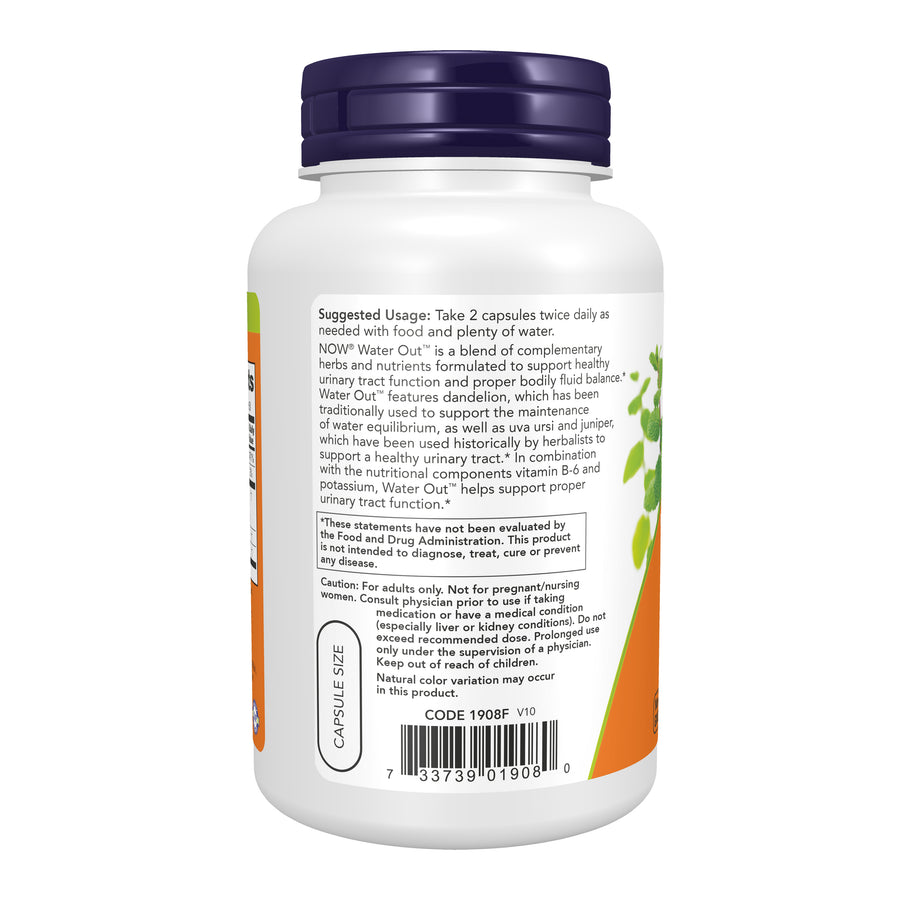 NOW Foods Water Out, 100 Veg Capsules