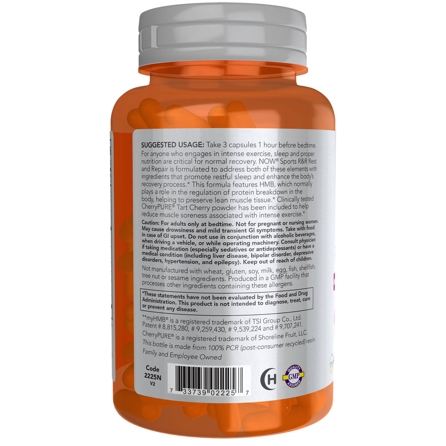 NOW Foods Sports Rest & Repair Recovery, 90 Veg Capsules