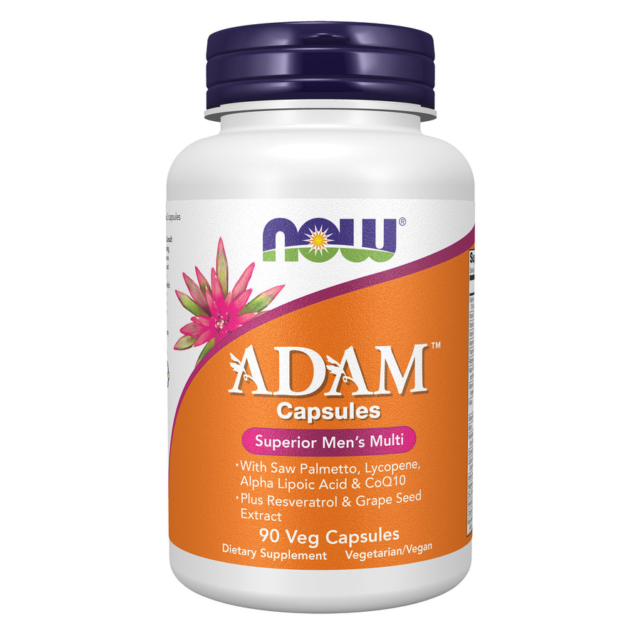 NOW Foods ADAM Men's Multivitamin, 90 Veg Capsules