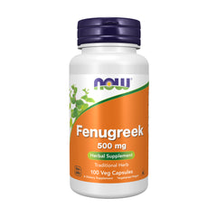NOW Foods Fenugreek 500 mg, 100 Veg Capsules