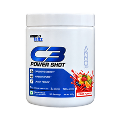 Ammo Labz C3 Power Shot Pre-Workout, 300 g (30 Servings)