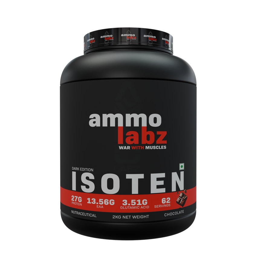 Ammo Labz Isoten Dark Edition Whey Isolate, 2 kg (62 Servings)