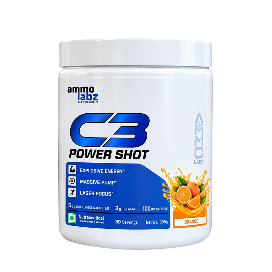 Ammo Labz C3 Power Shot Pre-Workout, 300 g (30 Servings)