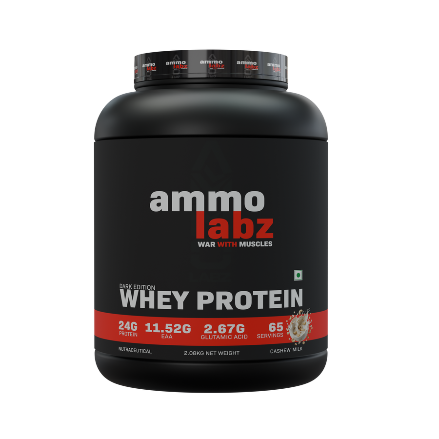 Ammo Labz Whey Protein Dark Edition, 2.08 kg (65 Servings)