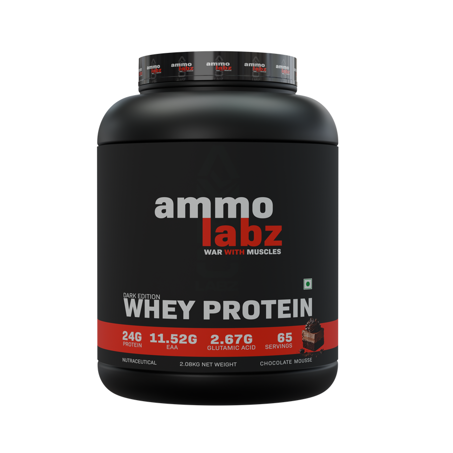 Ammo Labz Whey Protein Dark Edition, 2.08 kg (65 Servings)